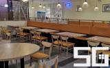 最出名的快餐摩登6平台注册连锁店都选择哪一类的快餐桌椅_叁格家具
